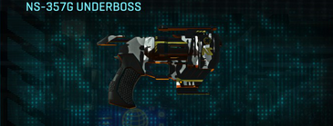 NS-357G Underboss with Indar Dry Brush weapon camouflage applied.