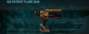 NS Patriot Flare Gun with Indar Rock weapon camouflage applied.