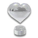 Chrome Heart Hood Ornament Only available during Valentines 2014.