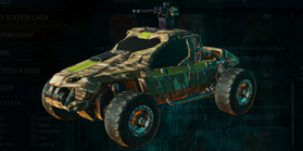 Stock NC Harasser with Indar Dunes vehicle camouflage applied.