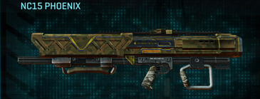 NC15 Phoenix with Indar Savanna weapon camouflage applied.