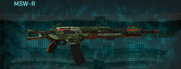 MSW-R with Amerish Forest V2 weapon camouflage applied.