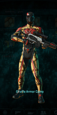 TR Infiltrator with Giraffe armor camouflage applied.