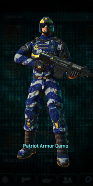 NC Light Assault with Patriot (NC variant) armor camouflage applied.