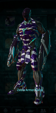 VS MAX with Zebra armor camouflage applied.