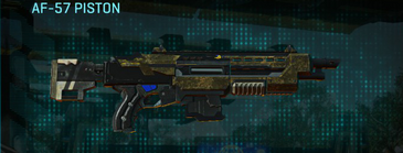 AF-57 Piston with Indar Canyons V2 weapon camouflage applied.