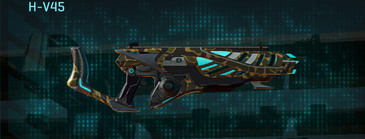 H-V45 with Indar Highlands V1 weapon camouflage applied.