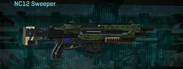 NC12 Sweeper Piston with Amerish Leaf weapon camouflage applied.