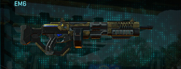 EM6 with Indar Canyons V2 weapon camouflage applied.