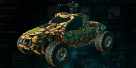 Stock NC Harasser with Giraffe camouflage applied.