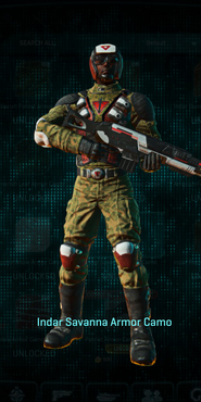 TR Combat Medic with Indar Savanna armor camouflage applied.