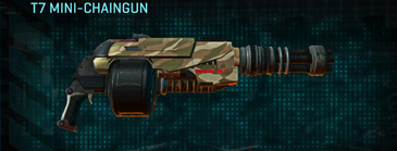 T7 Mini-Chaingun with Indar Dunes weapon camouflage applied.