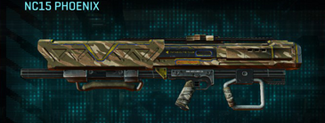 NC15 Phoenix with Indar Dunes weapon camouflage applied.