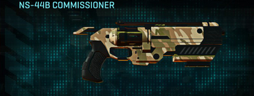 NS-44B Commissioner with Indar Dunes weapon camouflage applied.