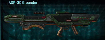 ASP-30 Grounder with Clover weapon camouflage applied.