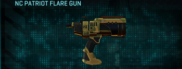 NC Patriot Flare Gun with Indar Savanna weapon camouflage applied.