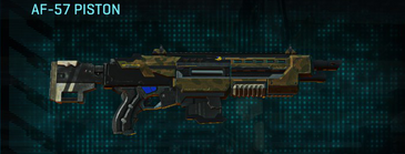 AF-57 Piston with Indar Savanna weapon camouflage applied.