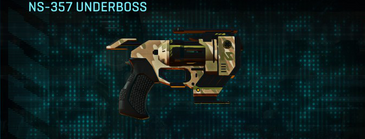 NS-357 Underboss with Indar Dunes weapon camouflage applied.