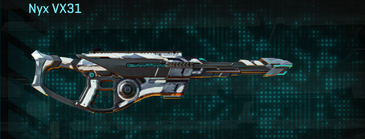 Nyx VX31 with Esamir Ice weapon camouflage applied.