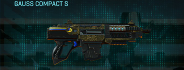 Gauss Compact S with Indar Highlands V2 weapon camouflage applied.