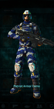 NC Combat Medic with Patriot (NC variant) armor camouflage applied.