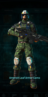 NC Combat Medic with Amerish Leaf armor camouflage applied.