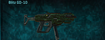 Blitz GD-10 with Clover weapon camouflage applied.