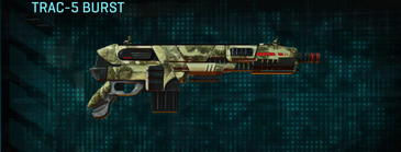 TRAC-5 Burst with Palm weapon camouflage applied.