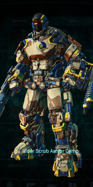 NC MAX with Indar Scrub armor camouflage applied.