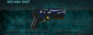 NC4 Mag-Shot with Zebra (NC) weapon camouflage applied.