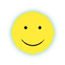 Smiley Face Glass Decal