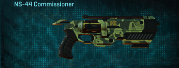 NS-44 Commissioner with Amerish Forest weapon camouflage applied.