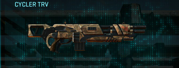 Cycler TRV with Indar Plateau weapon camouflage applied.