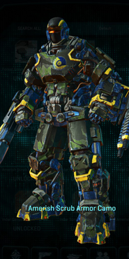 NC MAX with Amerish Scrub armor camouflage applied.