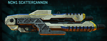 NCM1 Scattercannon with Indar Dry Ocean weapon camouflage applied.