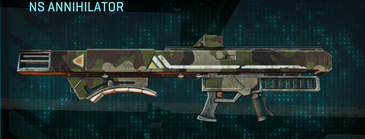 NS Annihilator with Woodland weapon camouflage applied.