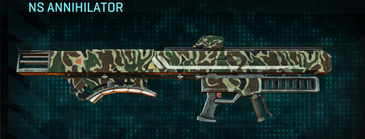 NS Annihilator with Scrub Forest weapon camouflage applied.