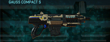 Gauss Compact S with Indar Scrub weapon camouflage applied.