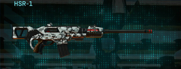 HSR-1 with Forest Greyscale weapon camouflage applied.