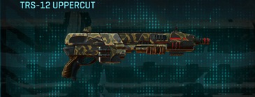 TRS-12 Uppercut with Indar Highlands V1 weapon camouflage applied.