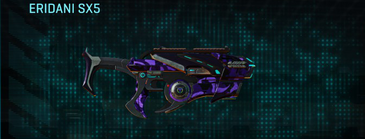 Eridani SX5 with Alpha Squad (VS) weapon camouflage applied.