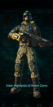 NC Engineer with Indar Highlands V2 armor camouflage applied.