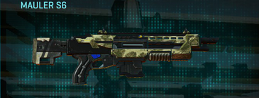 Mauler S6 with Palm weapon camouflage applied.