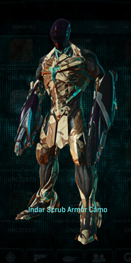 VS MAX with Indar Scrub armor camouflage applied.