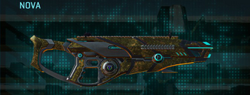 Nova with Indar Highlands V2 weapon camouflage applied.