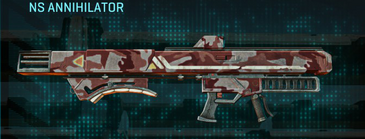 NS Annihilator with Urban Forest (TR) weapon camouflage applied.