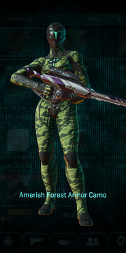 VS Infiltrator with Amerish Forest armor camouflage applied.