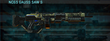 NC6S Gauss SAW S with Pine Forest weapon camouflage applied.