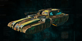 Stock NC Lightning with Indar Rock vehicle camouflage applied.