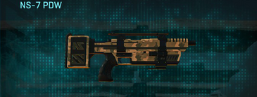 NS-7 PDW with Indar Rock weapon camouflage applied.